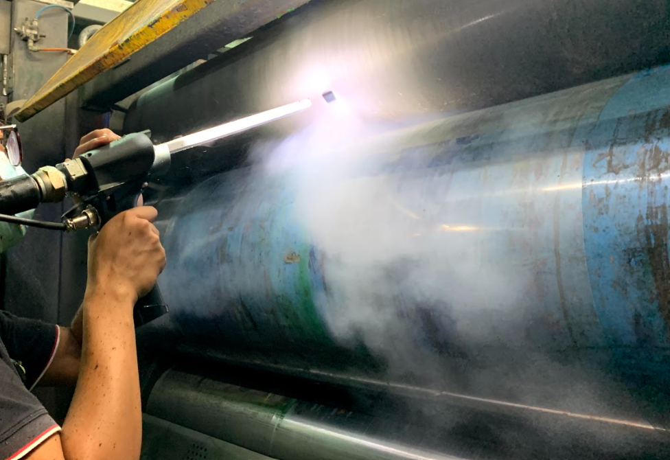 Dry Ice Cleaning in printing Industry